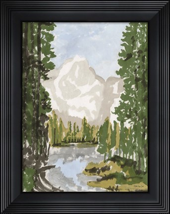 Framed Mountain Retreat 2 Print