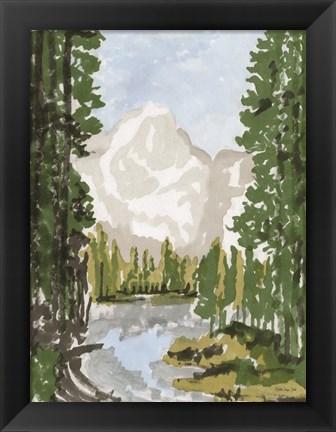 Framed Mountain Retreat 2 Print