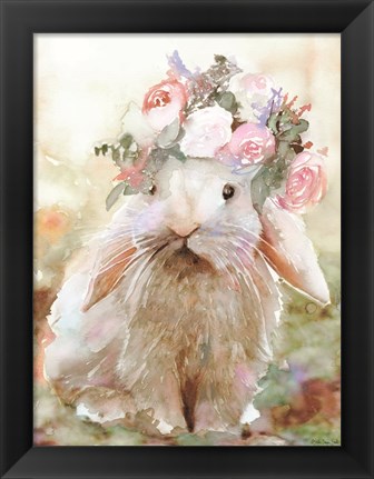 Framed Bunny Sophia Print