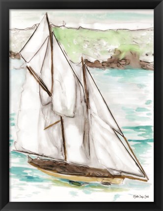 Framed Sailing 1 Print