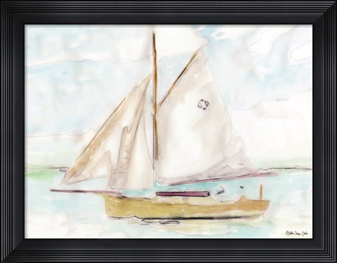 Framed Sailing 2 Print
