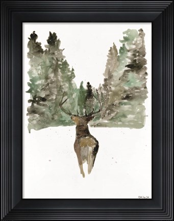 Framed Reindeer 2 Print
