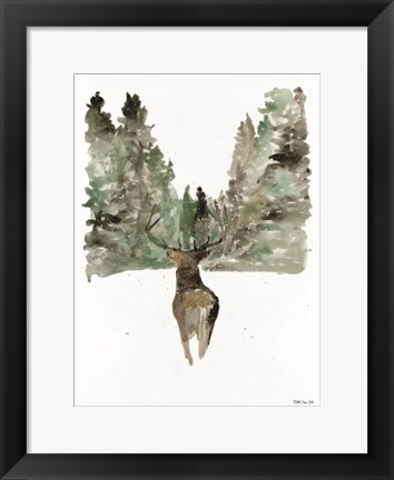 Framed Reindeer 2 Print