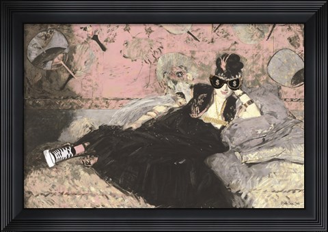 Framed Not Today Print