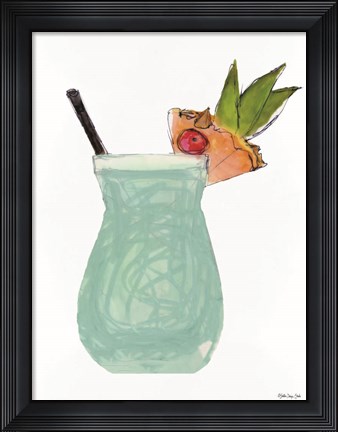 Framed Pina Colada Print