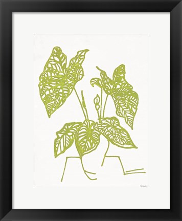 Framed Tropical Plant 1 Print