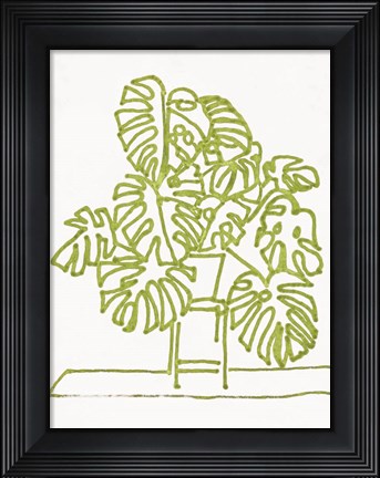 Framed Tropical Plant 2 Print