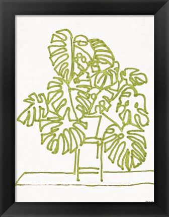 Framed Tropical Plant 2 Print