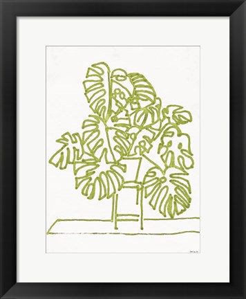 Framed Tropical Plant 2 Print