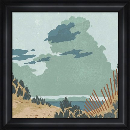 Framed Hidden Dune I Print