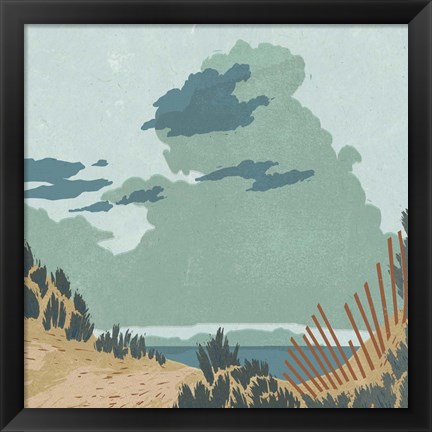 Framed Hidden Dune I Print
