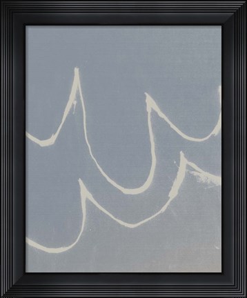 Framed Sailing Scrawl II Print