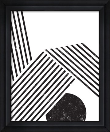 Framed Orthograph I Print