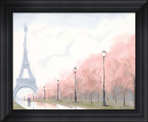 Framed Paris au Printemps II Print