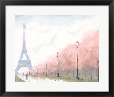 Framed Paris au Printemps II Print