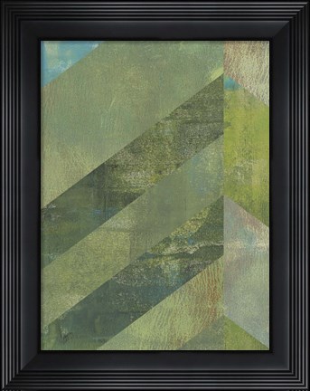 Framed Emerald Canopy I Print