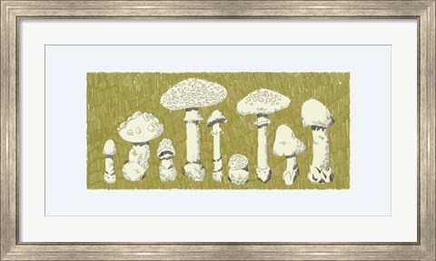Framed Forest Fungi I Print