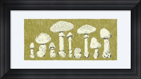 Framed Forest Fungi I Print