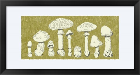 Framed Forest Fungi I Print