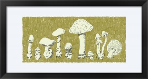 Framed Forest Fungi II Print