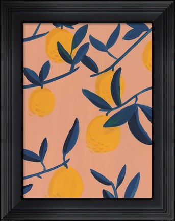 Framed Sunlit Grove II Print