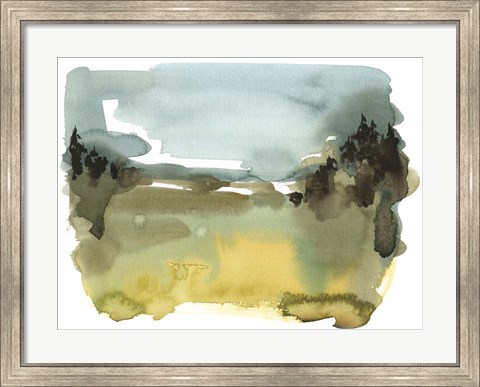 Framed Alpine Wetlands II Print