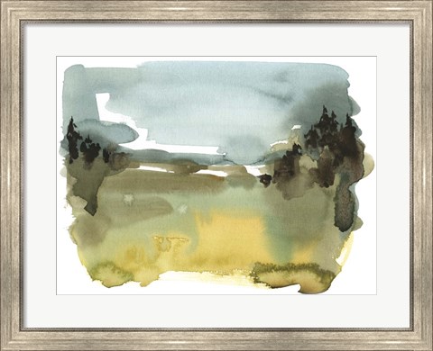 Framed Alpine Wetlands II Print