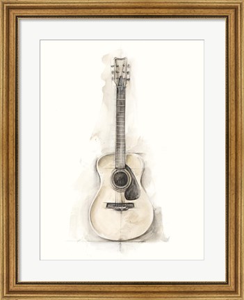 Framed Ethan&#39;s Guitar I Print