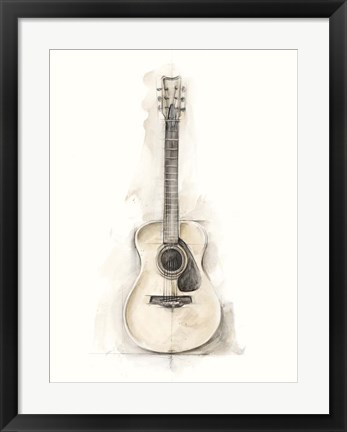 Framed Ethan&#39;s Guitar I Print