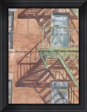 Framed Urban Facade I Print