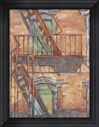 Framed Urban Facade II Print
