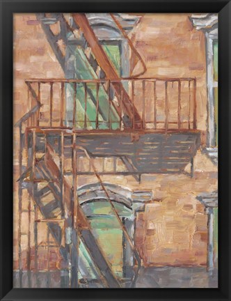 Framed Urban Facade II Print