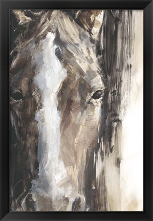 Framed Cropped Equine Study II Print