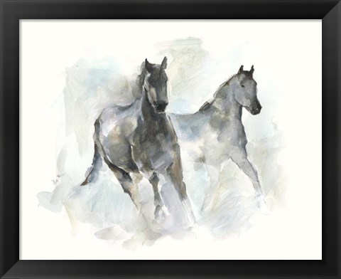 Framed Run Free I Print