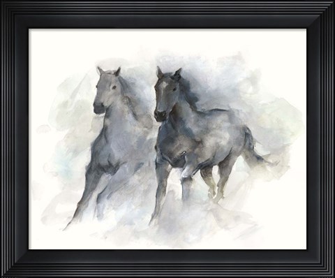 Framed Run Free II Print