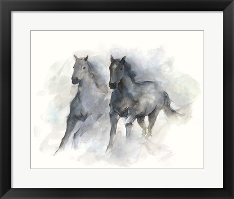 Framed Run Free II Print