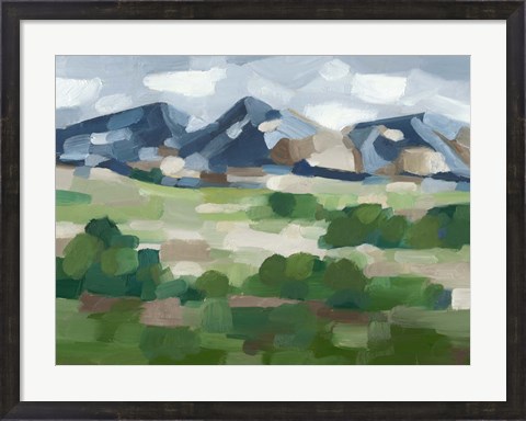 Framed Blue Ridge Valley I Print