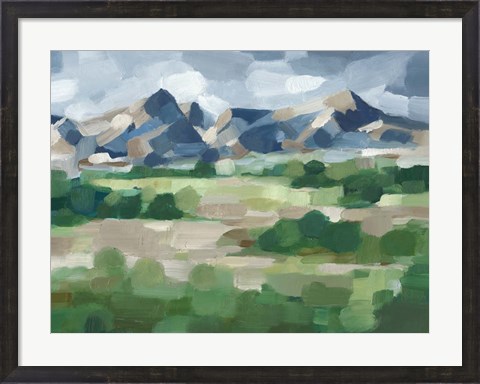 Framed Blue Ridge Valley II Print