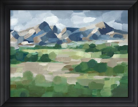 Framed Blue Ridge Valley II Print