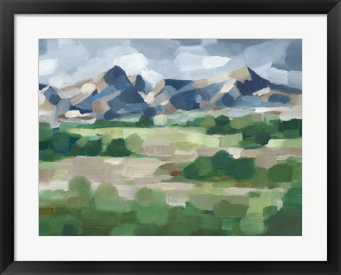 Framed Blue Ridge Valley II Print