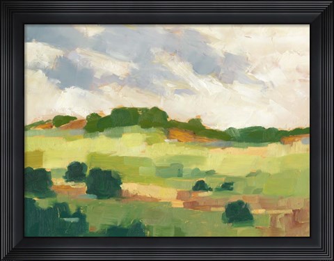 Framed Scattered Trees II Print