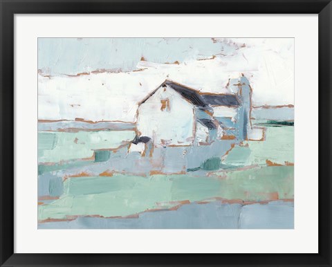 Framed Farm Ridge I Print