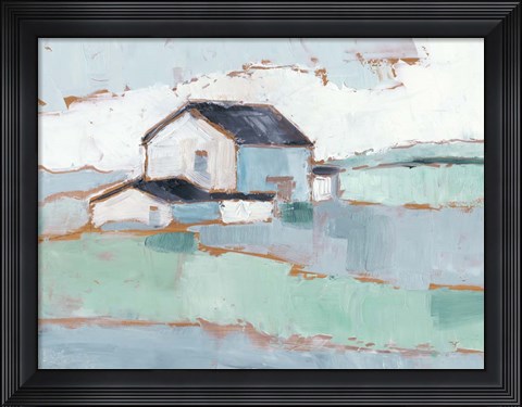 Framed Farm Ridge II Print