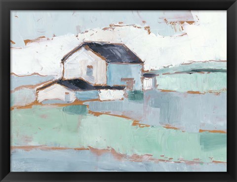 Framed Farm Ridge II Print