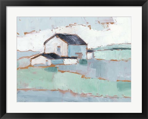 Framed Farm Ridge II Print