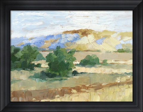 Framed Sunny Field I Print