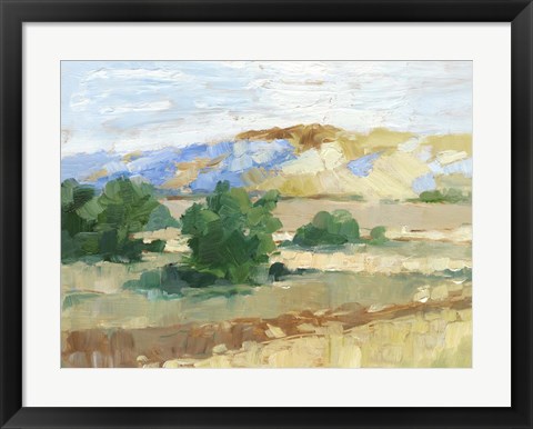 Framed Sunny Field I Print