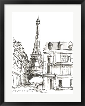 Framed Pen &amp; Ink Travel Studies I Print