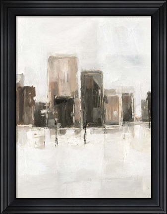 Framed Metropolitan Vista I Print