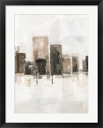 Framed Metropolitan Vista I Print